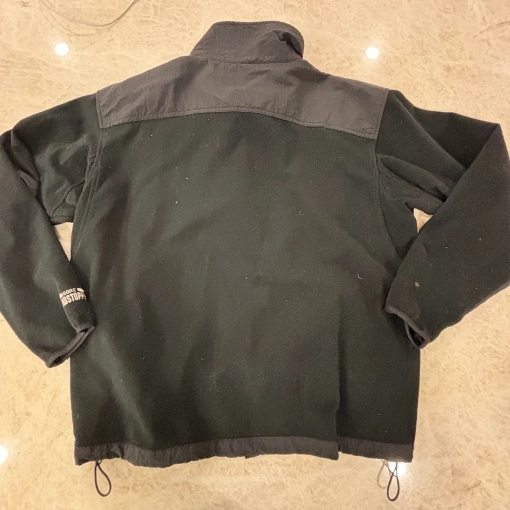 Vintage The North Face Gore Windstopper Fleece Jacket Full Zip Black‎ Men's, XL